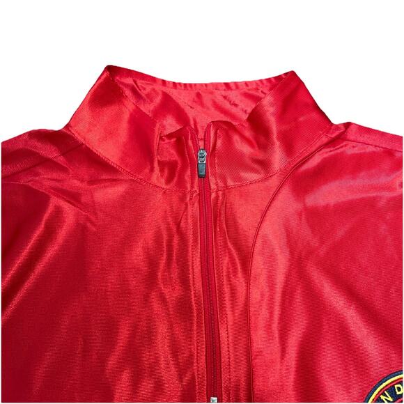 WNBA- Mens Indiana Fever 1/4 Zip Pullover shirt, SIZE Large Red NWT - Picture 4 of 8